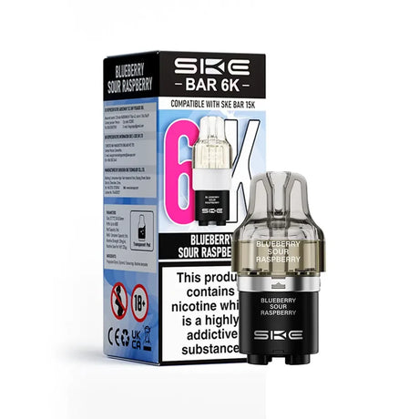 Blueberry Sour Raspberry SKE Bar 6K Refill Pack – Vape Universe