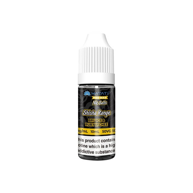 Bru Ice &amp; Ruby Lychee by Hayati Shisha Nic Salt E-liquid - 10ml