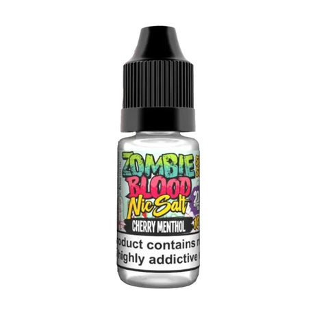 Cherry Menthol Zombie Blood Nic Salt E-liquid - 10ml