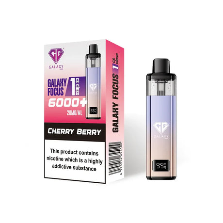 Cherry Berry Crystal Galaxy Focus 1 6000 Prefilled Pod Kit
