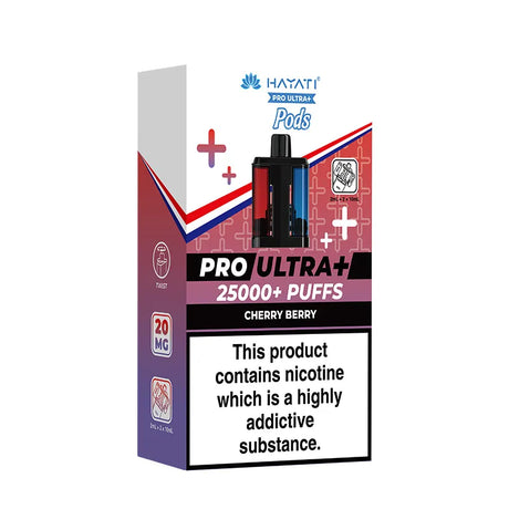 Cherry Berry Hayati Pro Ultra Plus 25K Refill Pods Vape Universe
