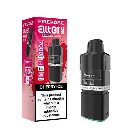 Cherry Ice Elux Firerose Alter 7000 Prefilled Pods