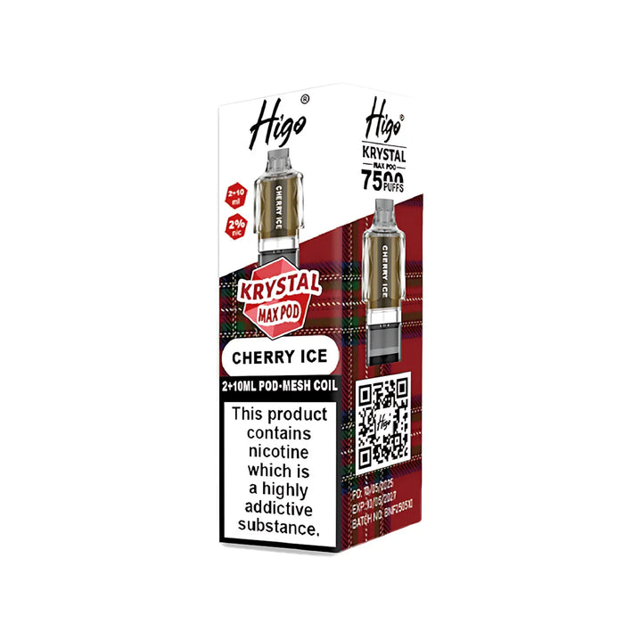 Cherry Ice Higo Krystal Max 7500 Prefilled Pods