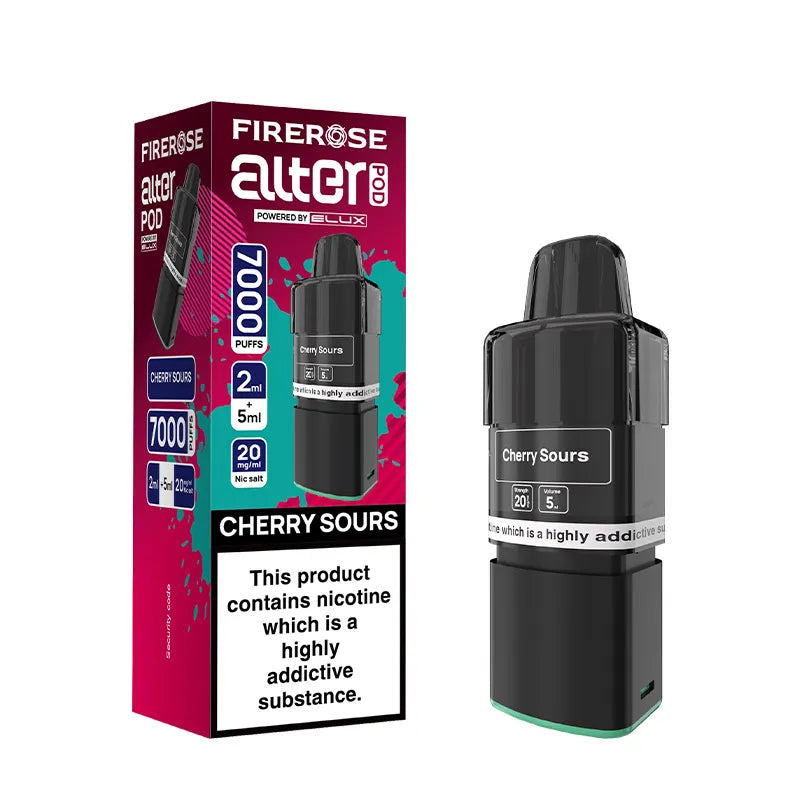 Cherry Sours Elux Firerose Alter 7000 Prefilled Pods