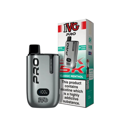 Classic Menthol IVG Pro 5K Pod Kit – Vape Universe