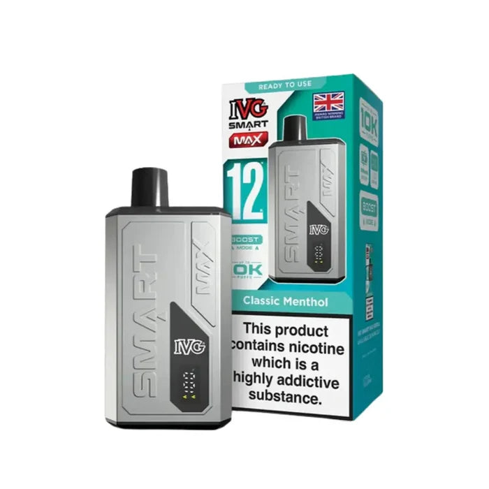 Classic Menthol IVG Smart Max Prefilled Vape Kit - Vape Universe
