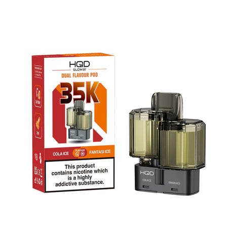Cola Ice / Fantasy Ice HQD Glow Air 35K Refill Pack
