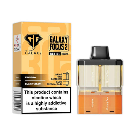 Rainbow Gummy Bear Crystal Galaxy Focus 2 30K Refill Pack
