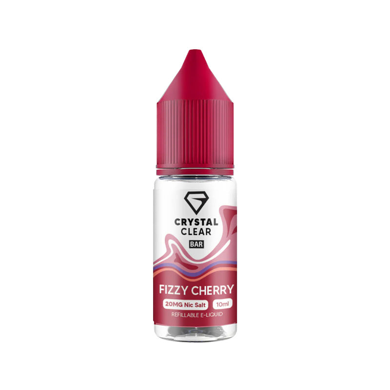 Crystal Clear Fizzy Cherry Nic Salt e-liquid - 10ml