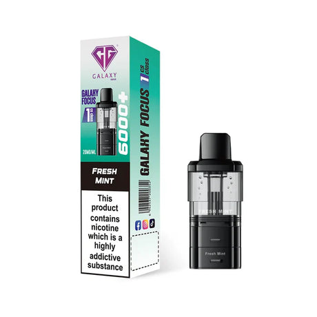Crystal Galaxy Focus 6k Fresh Mint refill pod