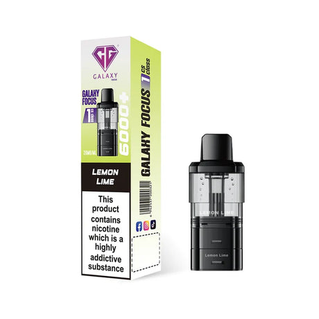 Crystal Galaxy Focus 6k Lemon Lime refill pod