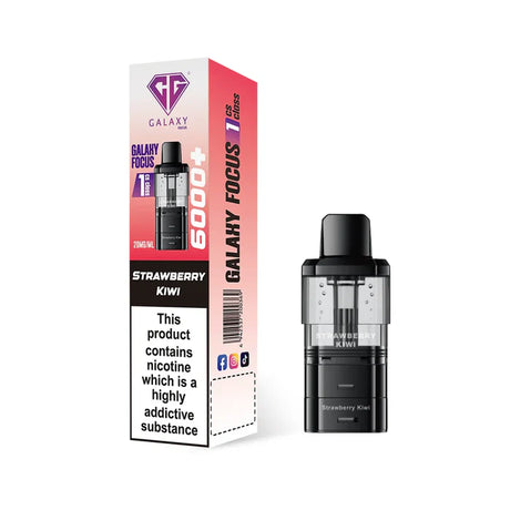 Crystal Galaxy Focus 6k Strawberry Kiwi refill pod