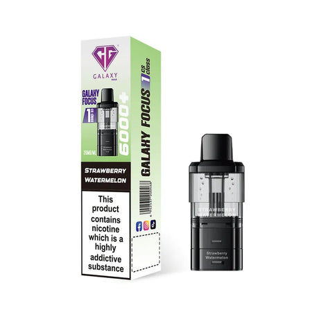Crystal Galaxy Focus 6k Strawberry Watermelon refill pod