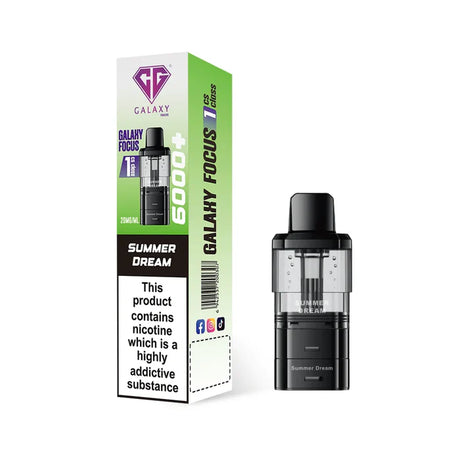 Crystal Galaxy Focus 6k Summer Dream refill pod