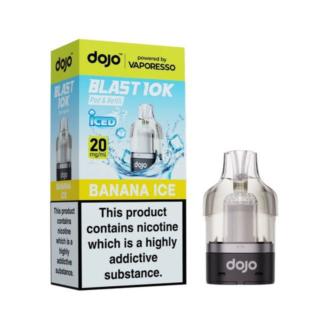 Banana Ice Vaporesso Dojo Blast 10K Prefilled Pod