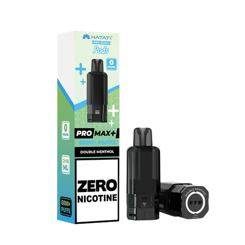 Double Menthol Hayati Pro Max Plus 0 Nicotine Pods Vape Universe
