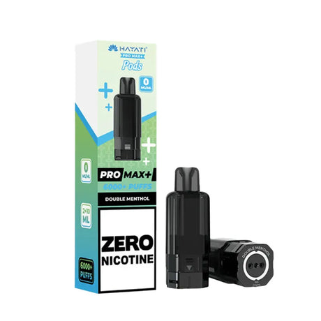 Double Menthol Hayati Pro Max Plus 0 Nicotine Pods Vape Universe
