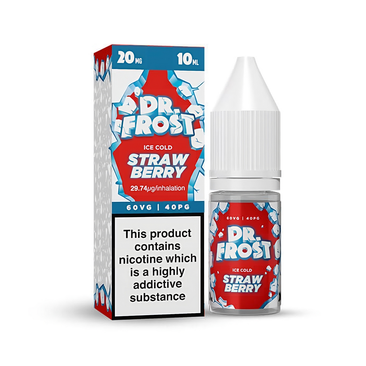 Dr Frost Strawberry Ice Nic Salt E-Liquid