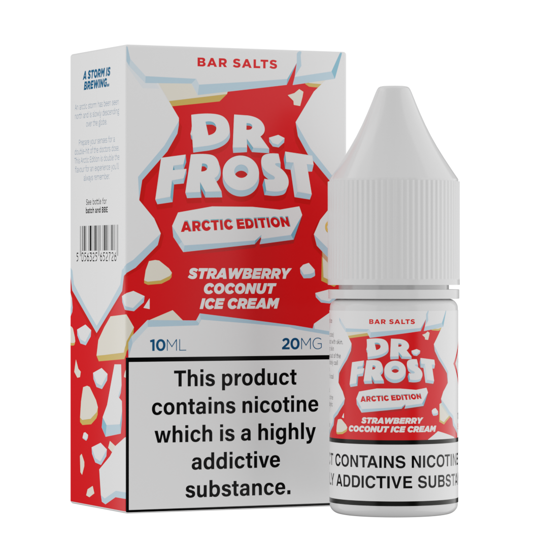 Dr Frost Arctic Edition Strawberry Coconut Ice Cream Nic Salt E-Liquid