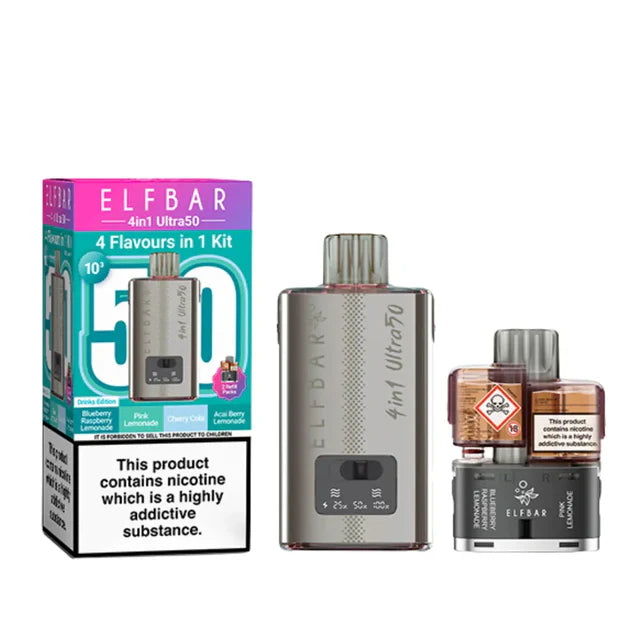 Drinks Edition Elf Bar 4 in 1 Ultra Pod Kit - Vape Universe