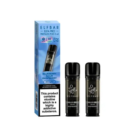 Blueberry Sour Raspberry Elf Bar Elfa PRO Prefilled Pods
