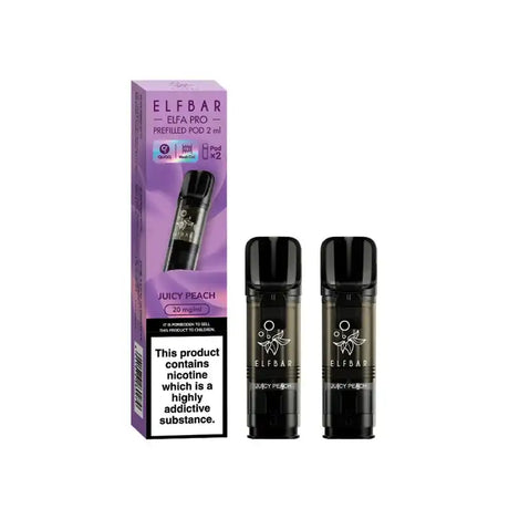 Juicy Peach Elf Bar Elfa PRO Prefilled Pods
