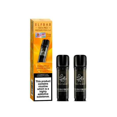 Pineapple Lemon soda Elf Bar Elfa PRO Prefilled Pods

