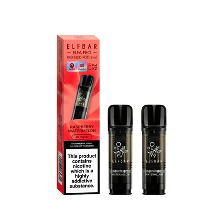 Raspberry Watermelon Elf Bar Elfa PRO Prefilled Pods