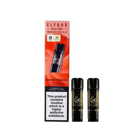 Snoow Tobacco Elf Bar Elfa PRO Prefilled Pods
