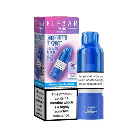 Elf Bar Plus Refill Pods Blueberry Sour Raspberry