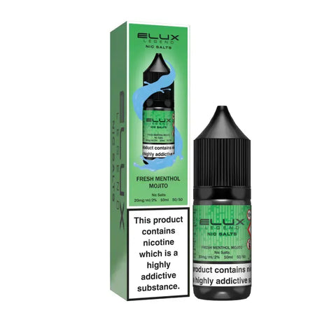 Fresh Menthol Mojito Elux Legend Nic Salt E-liquid