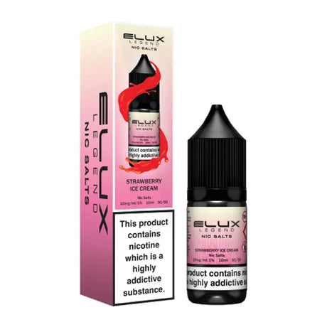 Strawberry Ice Cream Elux Legend Nic Salt E-liquid