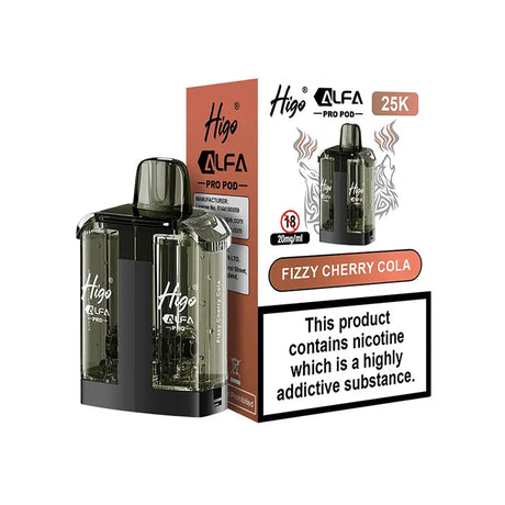 Higo Alfa Pro 25K Refill Pods Fizzy Cherry Cola