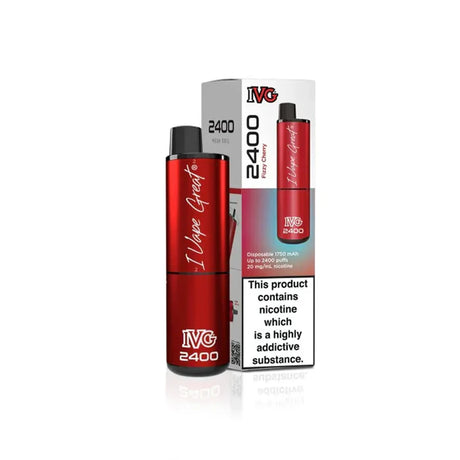  Fizzy cherry IVG 2400 Prefilled Pod Kit
