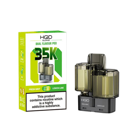Fresh Mint / Lemon Lime HQD Glow Air 35K Refill Pack
