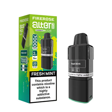 Fresh Mint Elux Firerose Alter 7000 Prefilled Pods