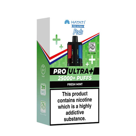Fresh Mint Hayati Pro Ultra Plus 25K Refill Pods Vape Universe
