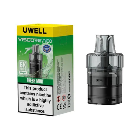 Fresh Mint Uwell Viscore Neo 6K Refill Pack – Vape Universe