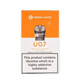 GeekVape U Replacement Pods 0.7ohm