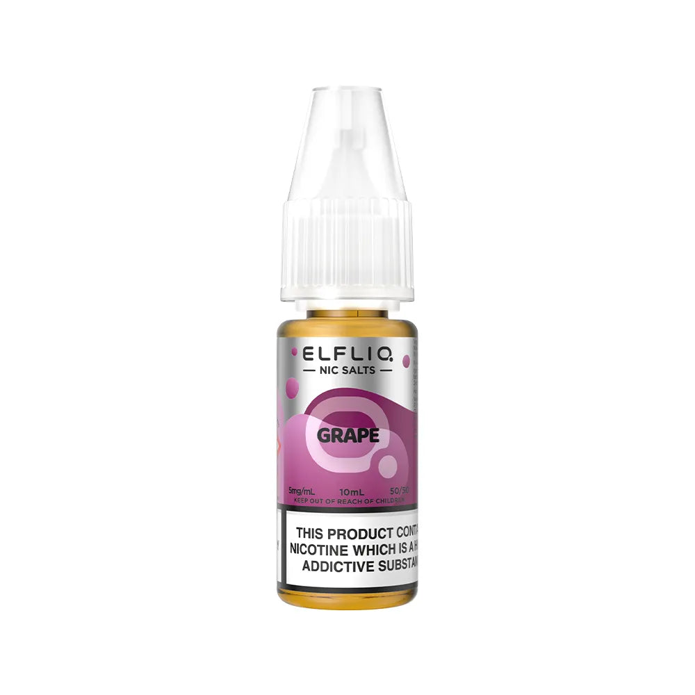 Elf Bar Elfliq Grape Saltnic Vape Juice