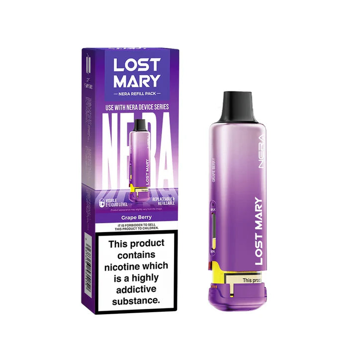 Grape Berry Lost Mary Nera Fullview Refill Pack - Vape Universe

