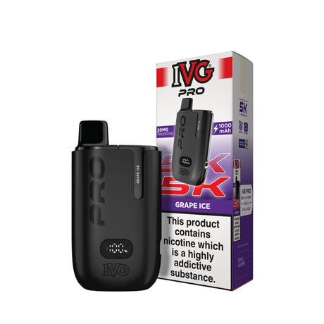 Grape Ice IVG Pro 5K Pod Kit – Vape Universe