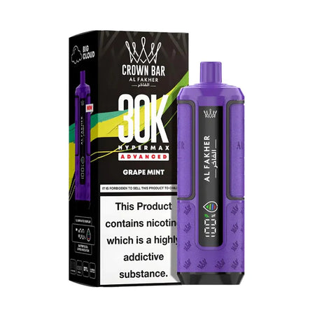 Grape Mint Al Fakher Hypermax 30K Prefilled Pod Kit
