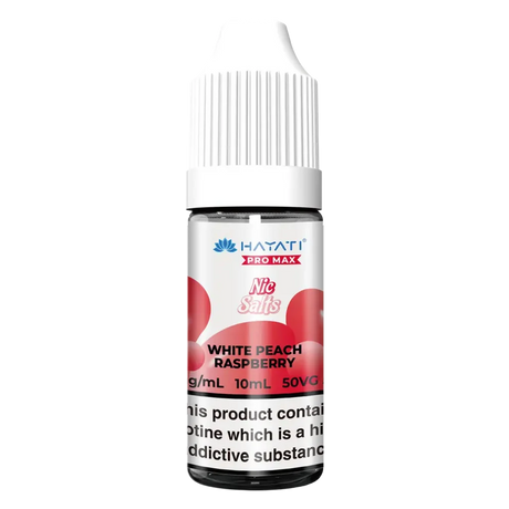 Hayati Pro Max White Peach Raspberry vape liquid