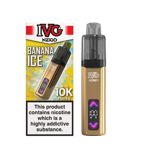 Banana Ice IVG Nexio Prefilled Pod Kit Vape Universe
