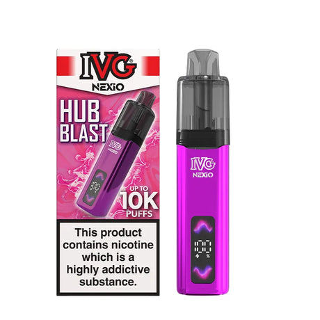 Hub Blast IVG Nexio Prefilled Pod Kit Vape Universe
