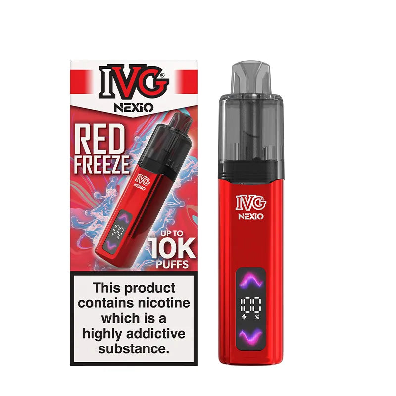 Red Freeze IVG Nexio Prefilled Pod Kit Vape Universe
