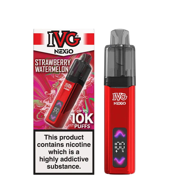 Strawberry Watermelon IVG Nexio Prefilled Pod Kit Vape Universe
