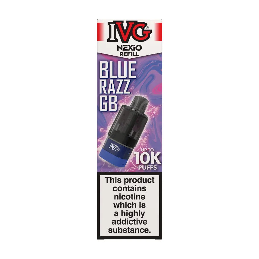 Blue Razz GB IVG Nexio Refill Pods Vape Universe
