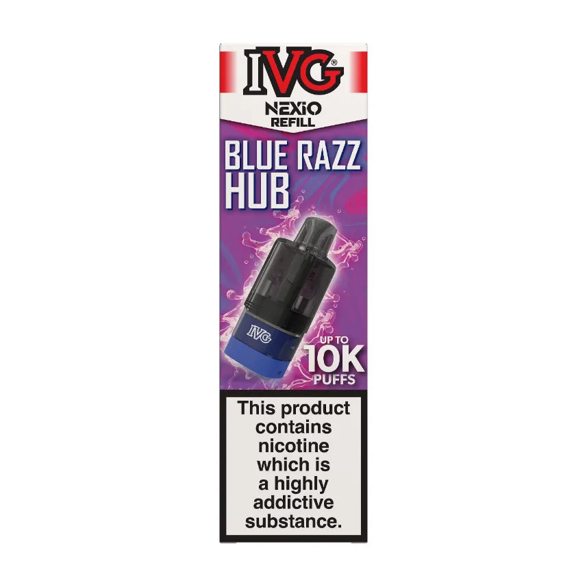 Blue Razz Hub IVG Nexio Refill Pods Vape Universe
